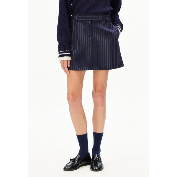 ARMEDANGELS PINSTRIPE Damen Webrock aus TENCEL Lyocell Mix