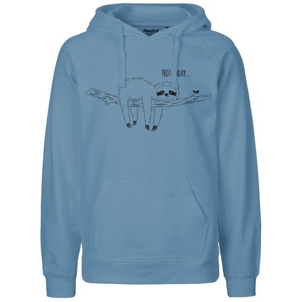 HANDGEDRUCKT "Not Today..." Männer Hoody Neutral