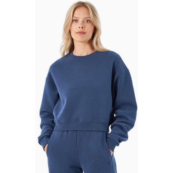 ORGANICATION SILLIVIA | Essentials Crop-Sweatshirt aus Bio-Baumwolle und recyceltem Polyester