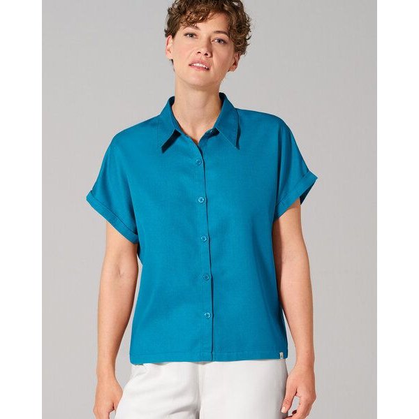HempAge Damen Lyocell Bluse (auf Hanf Basis) Normal Fit