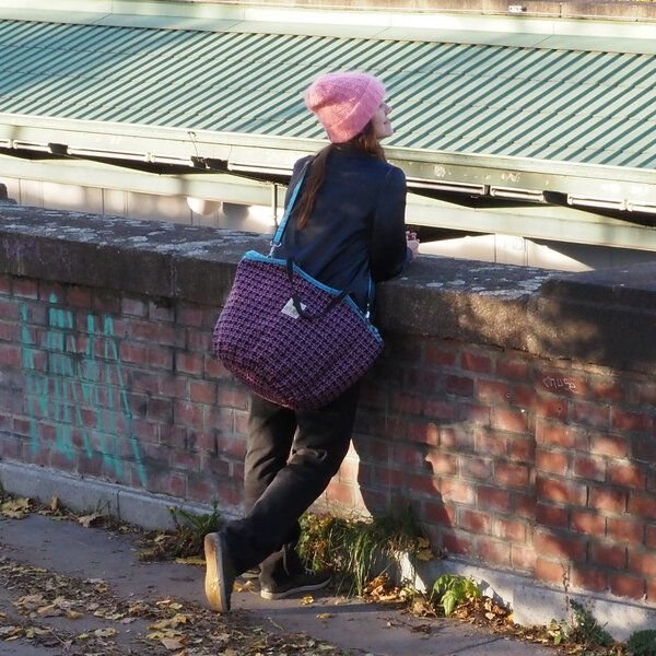 REFISHED fair fashion e.U. SOULMATE TWEED ZIP | Limitierte Edition Tasche