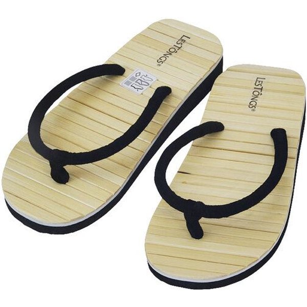 Les Tôngs BAMBOO-U gesunde Zimtlatschen - vegane Flip-Flops mit Zimtsohle
