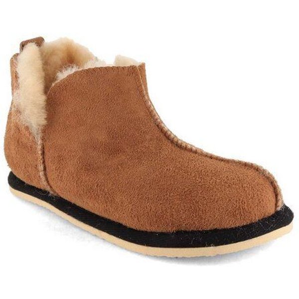Lammbock® Kinder Lammfell Hausschuhe Stiefel Shearlock mit Outdoorsoohle