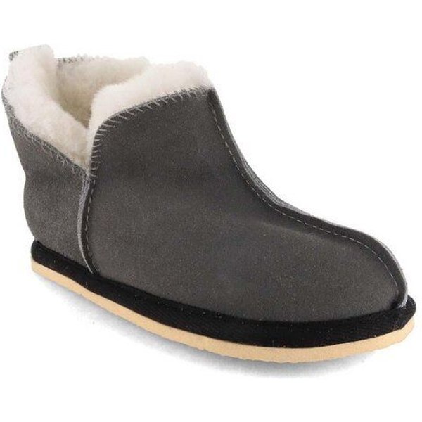Lammbock® Kinder Lammfell Hausschuhe Stiefel Shearlock mit Outdoorsoohle