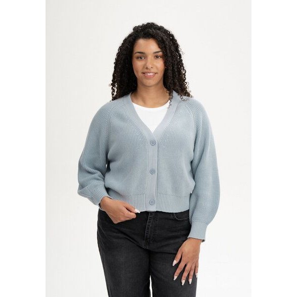 MELA Rippstrick Cardigan Style BHUMA aus 100% Bio-Baumwolle