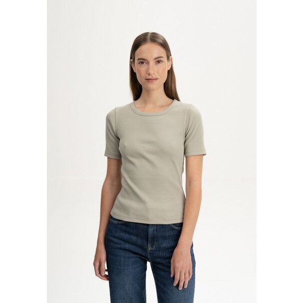 MELA Ripp T-Shirt Style JASLEEN aus 100% Bio-Baumwolle