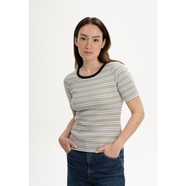 MELA Ripp T-Shirt Style JASLEEN aus 100% Bio-Baumwolle