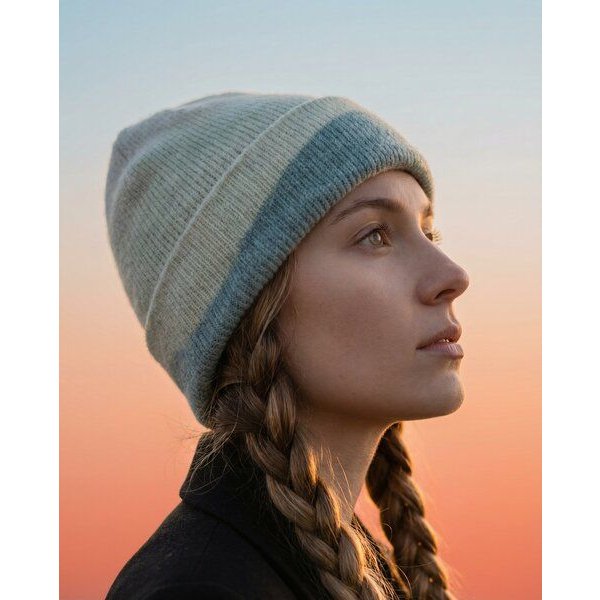 Zeachild TidalWave Beanie Unisex aus recyceltem Polyester