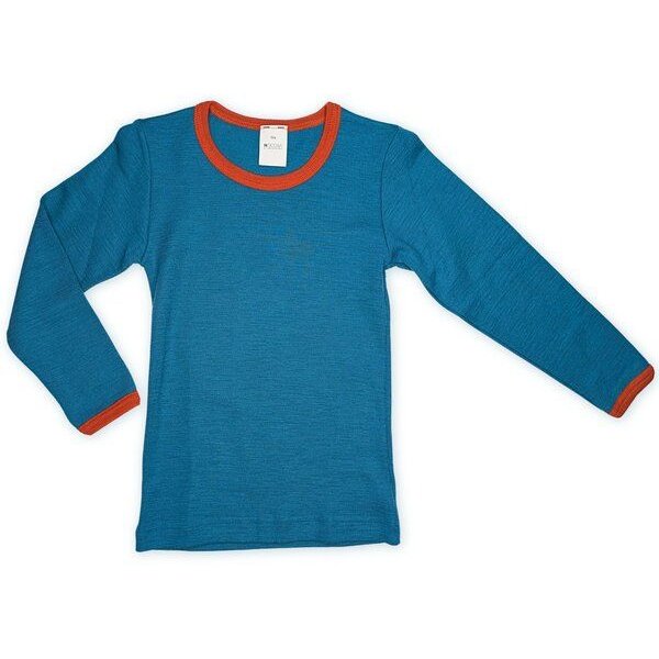 Hocosa Kinder Langarm Shirt Wolle Seide