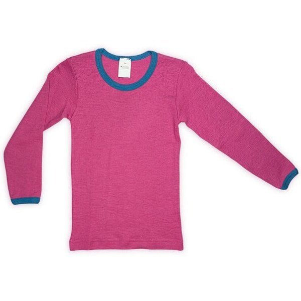 Hocosa Kinder Langarm Shirt Wolle Seide