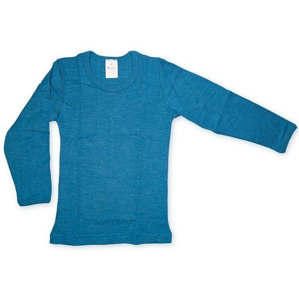 Hocosa Kinder Langarm Shirt Wolle Seide