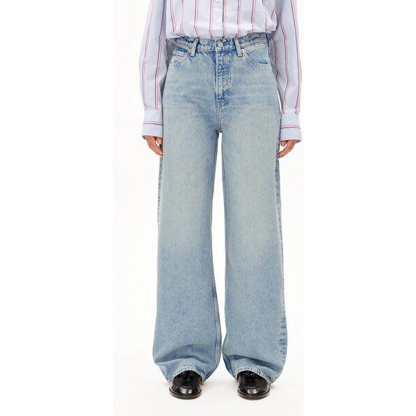 ARMEDANGELS ENIJAA Damen Wide Leg Jeans aus recyceltem Baumwoll-Mix