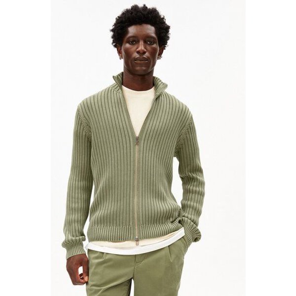ARMEDANGELS PIGMENT DYE Herren Strickjacke aus Bio-Baumwolle