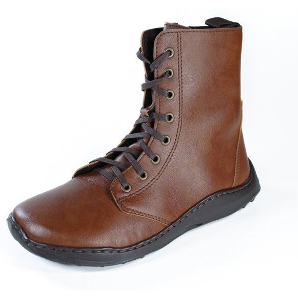 Fairticken Vegane Barefoot Stiefel BOGADO gefüttert mit Reißerverschluß (Microfaser)