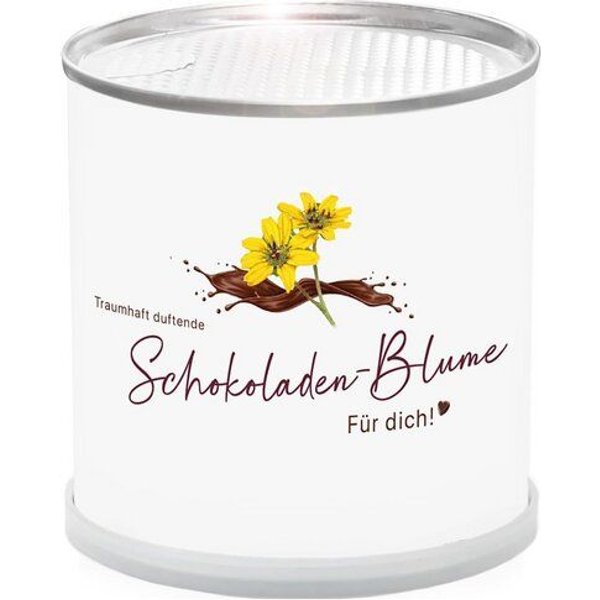 MacFlowers Pflanze in der Dose leichtes Anzuchtset mit Schokoladenblume Für Dich!
