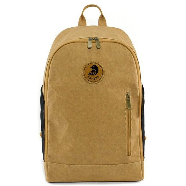 Papero Rucksack aus Kraft Papier 22L FOX wasserfest, reißfest für Damen & Herren
