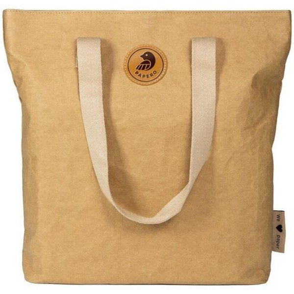 Shopper Tasche aus Kraft Papier PAPERO | KANGOO | wasserfest, reißfest NEU