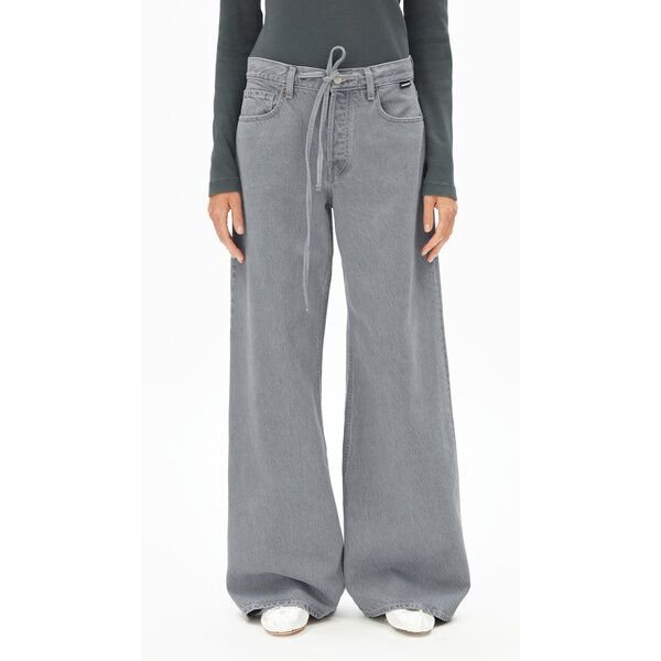 ARMEDANGELS ASTRAEAAS Damen Wide Leg Mid Waist aus Lyocell Baumwoll Mix