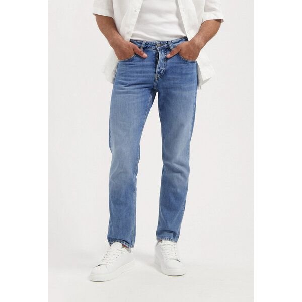 MUD Jeans HANK Mid Tapered Jeans aus einem Bio-Baumwolle / recycelter Baumwolle Mix (medium aged)