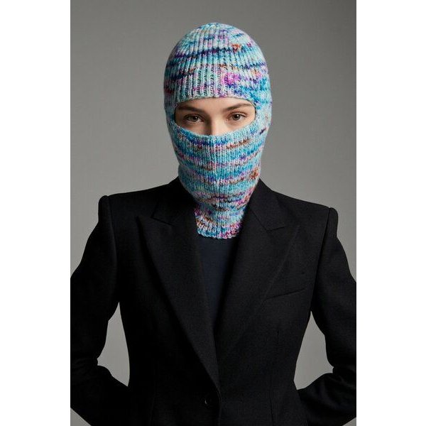 KnitToChange Handgestrickte Balaclava aus weichem Effektgarn – verschiedene Farben