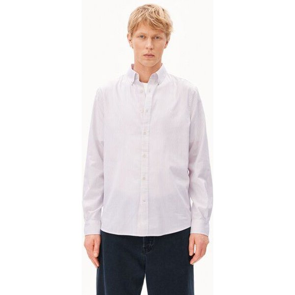 ARMEDANGELS QUAASA STRIPE Herren Hemd aus Bio-Baumwolle