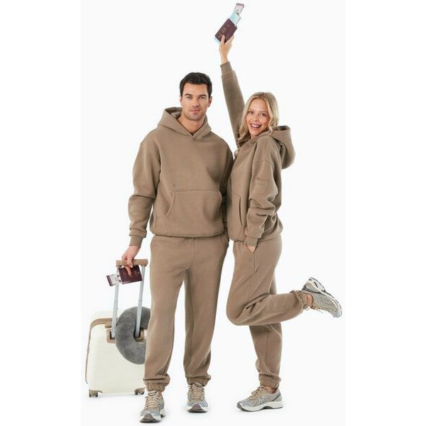 ORGANICATION HARVINN | Essentials Travel Unisex Hoodie aus Bio-Baumwolle und recyceltem Polyester