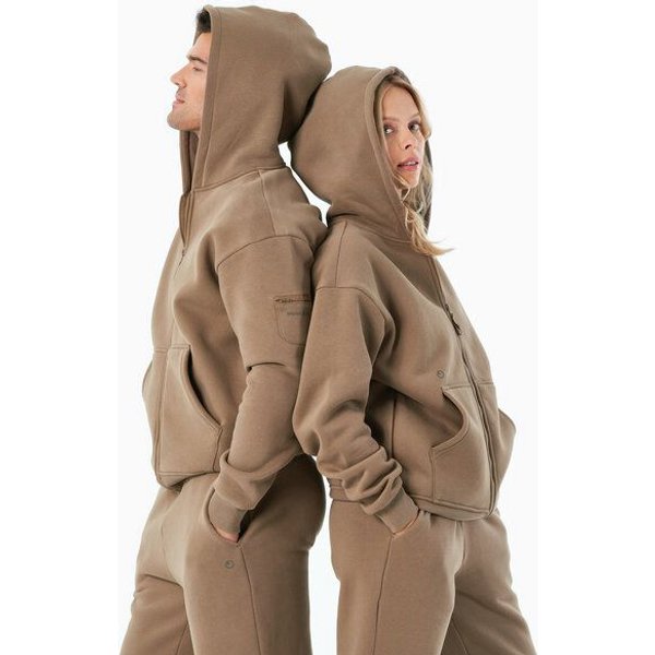 ORGANICATION JENNA | Essentials Travel Unisex Full Zip-Hoodie aus Bio-Baumwolle und recyceltem Polyester