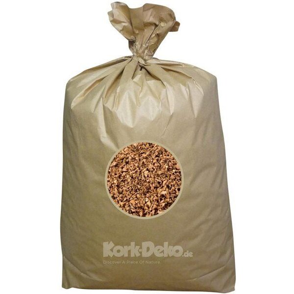 Kork-Deko 100 Liter Korkgranulat fein 0,5–3 mm aus Kork