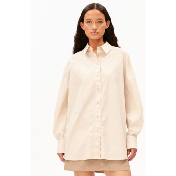 ARMEDANGELS BARREL SLEEVE POPLIN Damen Bluse aus Bio-Baumwolle