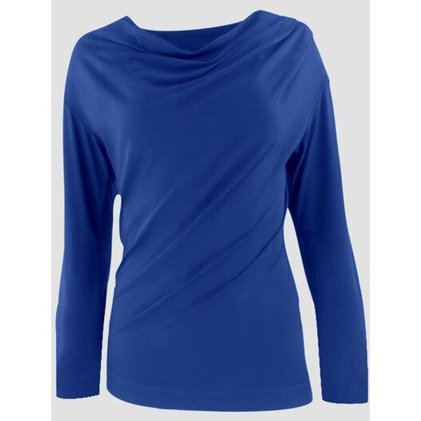 bellaLEYK Drapiertes Oberteil mit Falten und Twist aus Tencel-Modal-Jersey