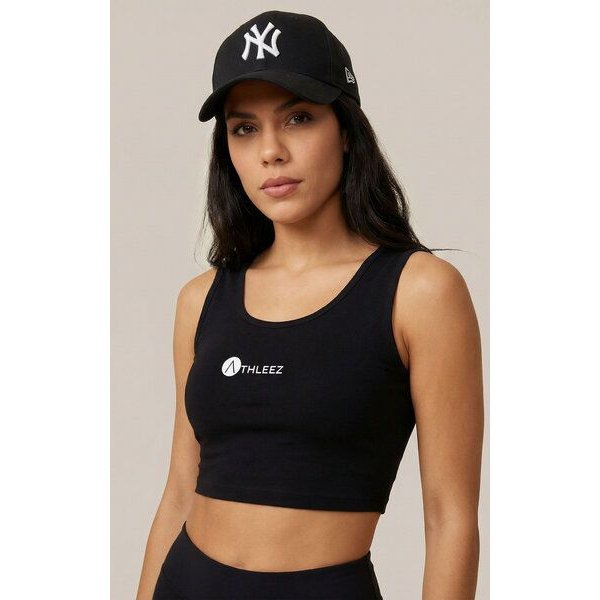THE FACE OF ELEMENTS ATHLEEZ LYO.Pulse - HIGH PERFORMANCE FITTED CROP TOP AUS NATURFASER