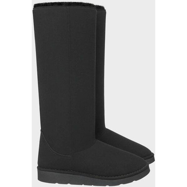 New Orchard Vegan Boots Long Black & Beige