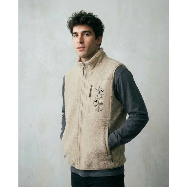 Zeachild Männer EcoSherpa Halfzip Unisex