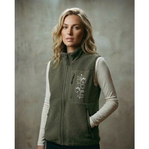 Zeachild Damen EcoSherpa Halfzip Unisex