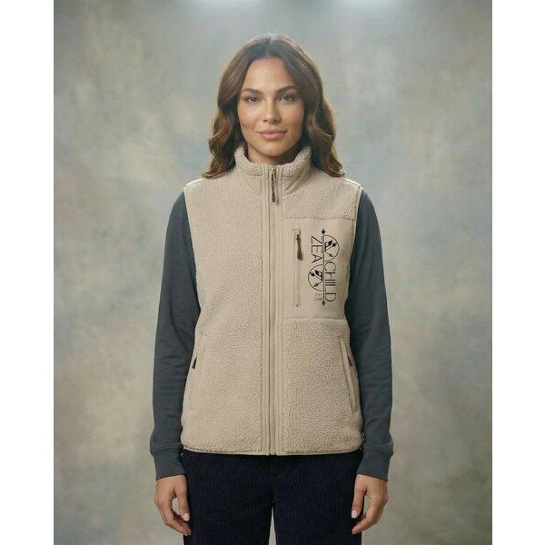 Zeachild Damen EcoSherpa Halfzip Unisex