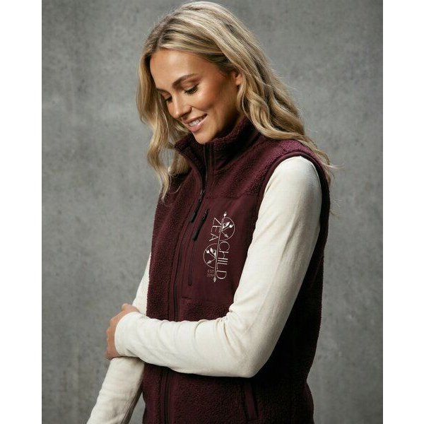 Zeachild Damen EcoSherpa Halfzip Unisex