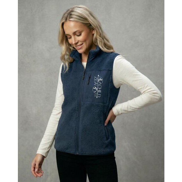 Zeachild Damen EcoSherpa Halfzip Unisex