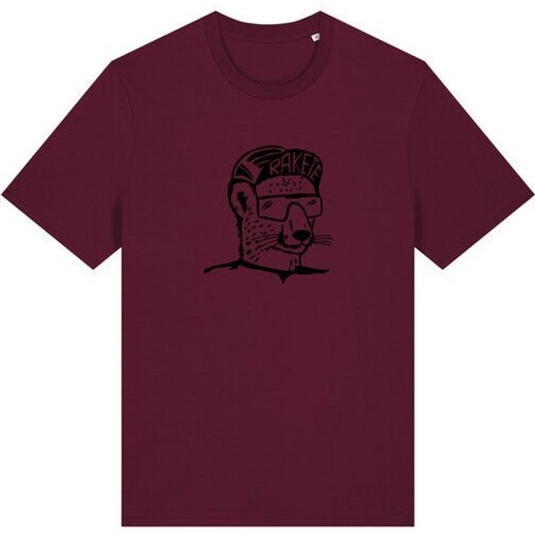 päfjes Gepard die Rakete Fahrrad Gravel - Unisex Männer Bio Unifarben T-Shirt
