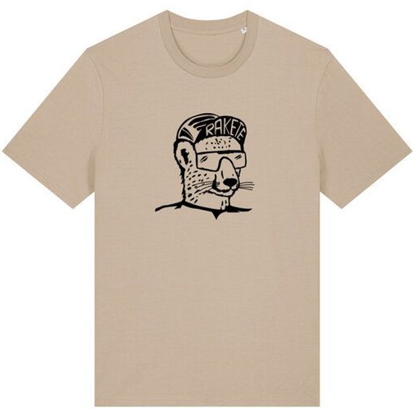 päfjes Gepard die Rakete Fahrrad Gravel - Unisex Männer Bio Unifarben T-Shirt