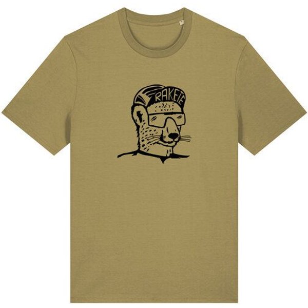 päfjes Gepard die Rakete Fahrrad Gravel - Unisex Männer Bio Unifarben T-Shirt