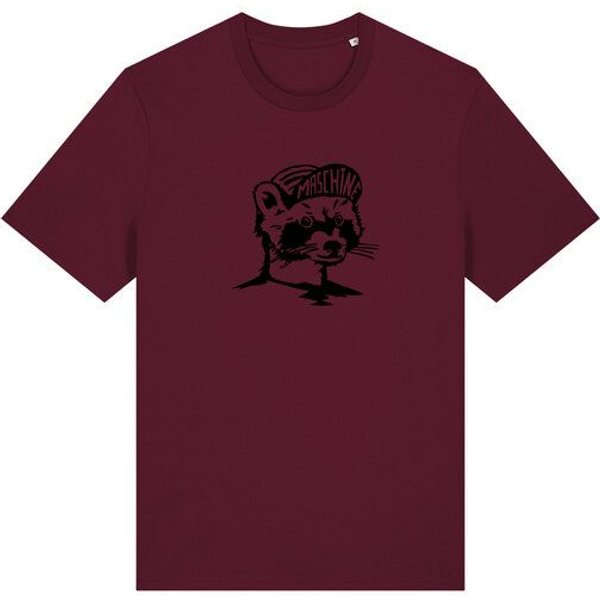 päfjes Waschbär die Maschine Fahrrad Gravel - Unisex Männer Bio Unifarben T-Shirt
