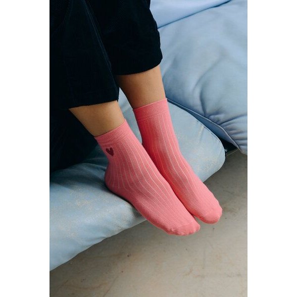 Jutelaune Bubblegum Heart Socks - GRS und OEKO-TEX Zertifizierungen