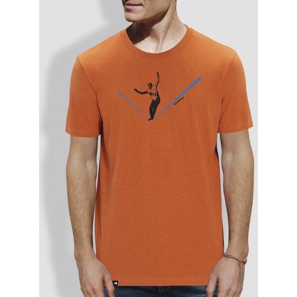 little kiwi Herren T-Shirt, "Balance", Orange