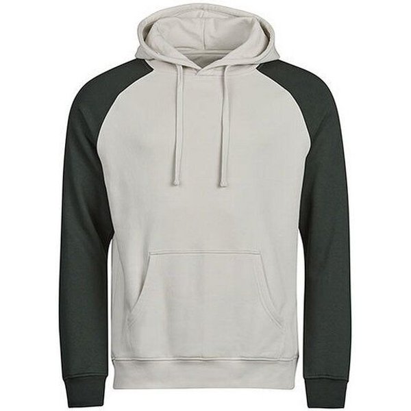 TeeJays Herren Hoodie Kapuzenpullover Sweater Two Tone Bio - Baumwolle bis 3XL Hoody