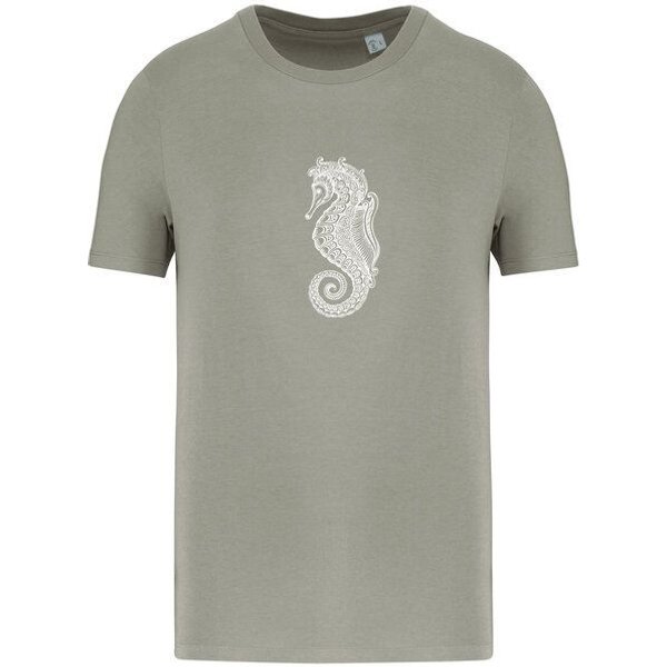 Brandless Basic Bio T-Shirt Nr.4 Seepferd 155g/m² XXS - 5 XL