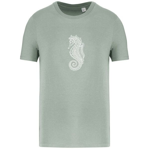 Brandless Basic Bio T-Shirt Nr.4 Seepferd 155g/m² XXS - 5 XL