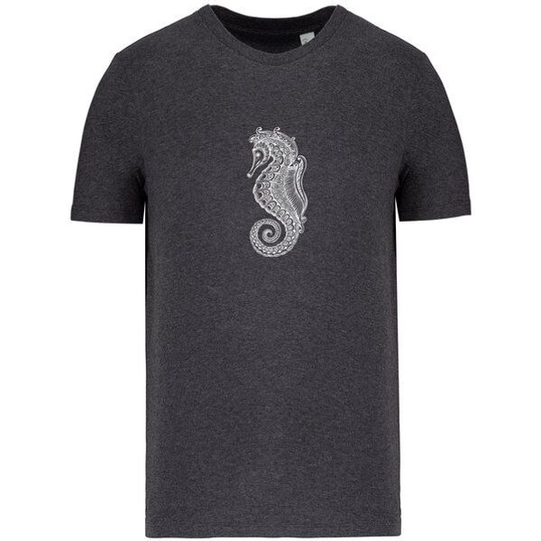 Brandless Basic Bio T-Shirt Nr.4 Seepferd 155g/m² XXS - 5 XL