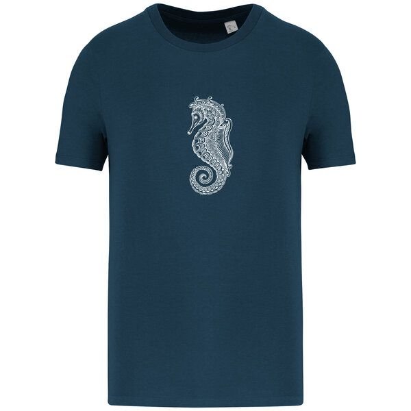 Brandless Basic Bio T-Shirt Nr.4 Seepferd 155g/m² XXS - 5 XL