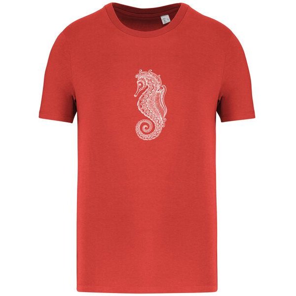 Brandless Basic Bio T-Shirt Nr.4 Seepferd 155g/m² XXS - 5 XL