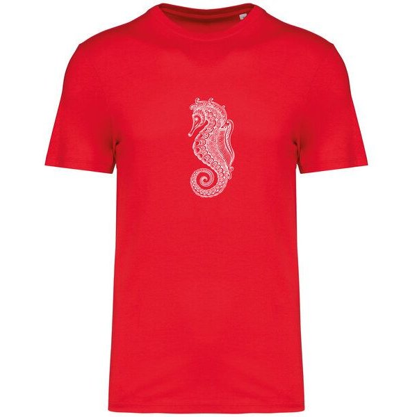 Brandless Basic Bio T-Shirt Nr.4 Seepferd 155g/m² XXS - 5 XL
